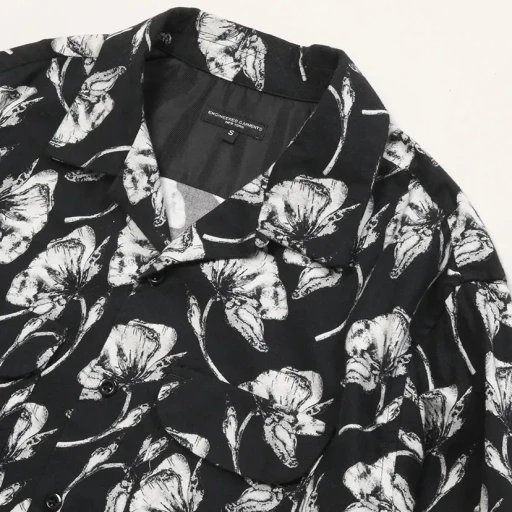 Classic Shirt - Cotton Brushed Floral Print
