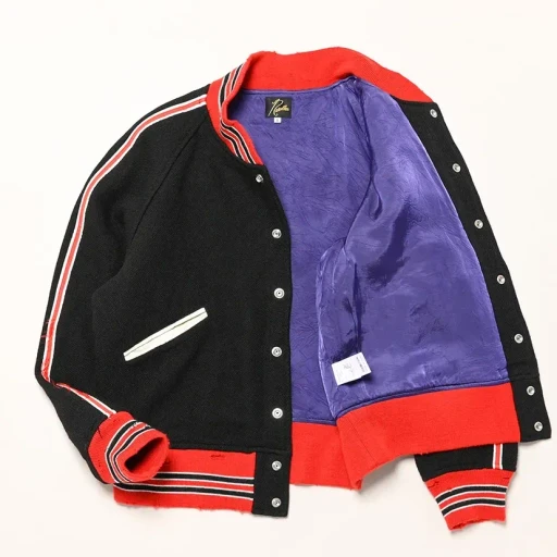 Deconstructed Lettered Jacket - Wool Melton