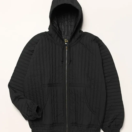 Taped Quilted Hoody - Cotton Poplin