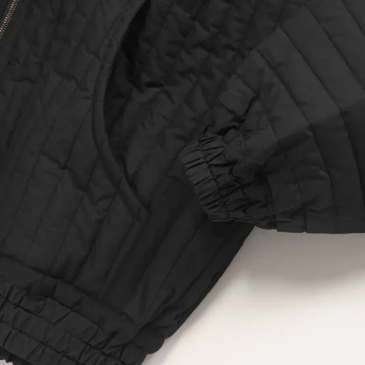 Taped Quilted Hoody - Cotton Poplin