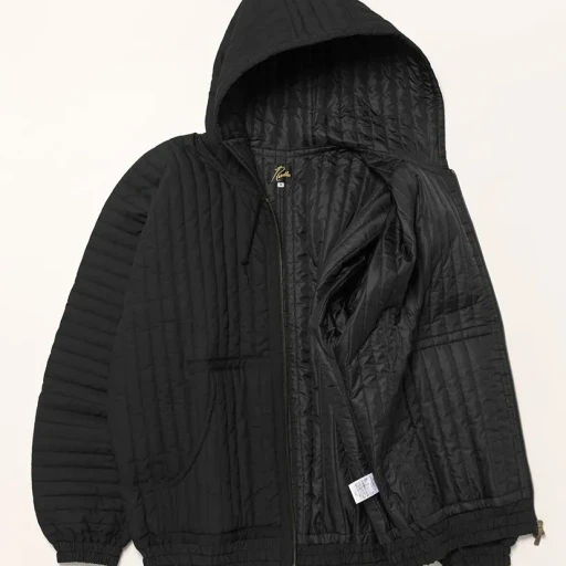 Taped Quilted Hoody - Cotton Poplin
