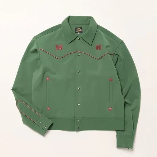Piping Cowboy Jacket - Poly Double Cloth