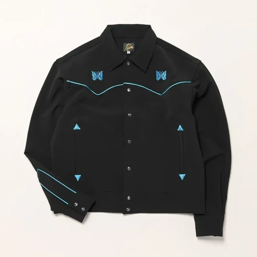 Piping Cowboy Jacket - Poly Double Cloth