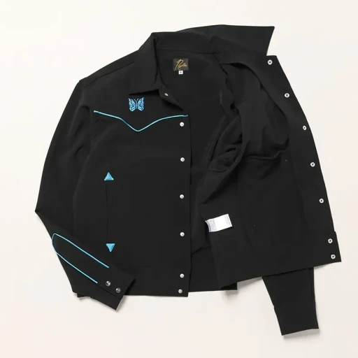 Piping Cowboy Jacket - Poly Double Cloth