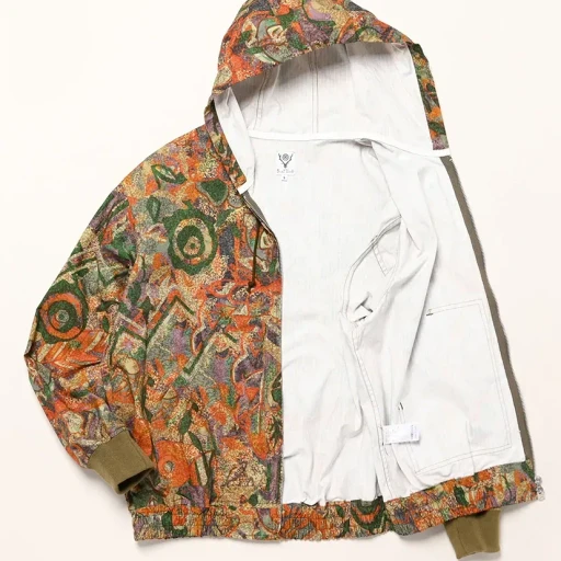 Zipped Work Hoody - Cotton Ripstop / Printed