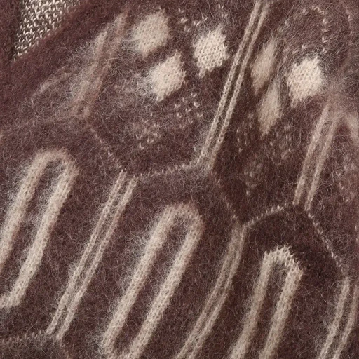 Mohair Cardigan - Geometric