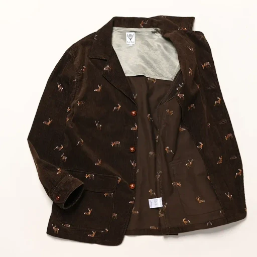 Pen Jacket - Emb. Corduroy