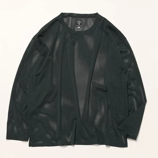 S.S. Crew Neck Shirt - Knit Mesh