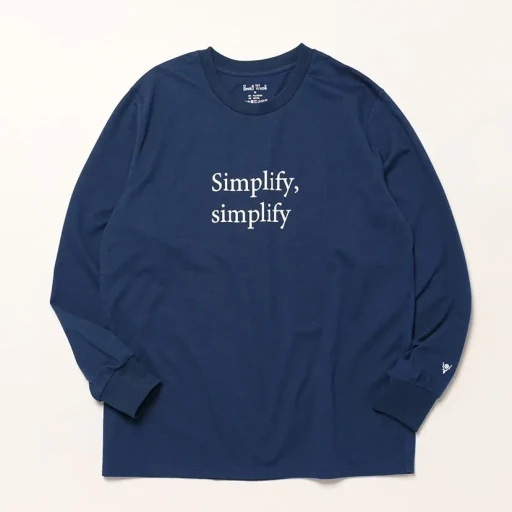 L/S Crew Neck Tee-Simplify, Simplify