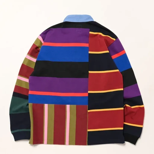 Rugger Shirt - Cotton Plainstitch / Crazy Pattern B