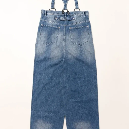 5Pockets Suspender Pant - Denim
