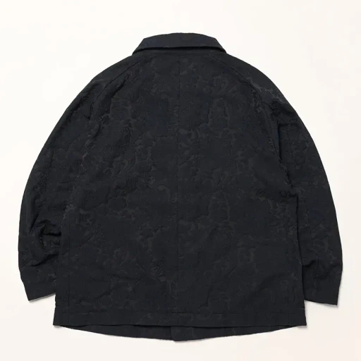 Round Collar Jacket - Calico Jacquard