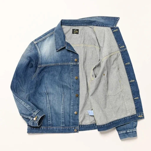 Darts Bottom Jean Jacket - 12Oz Denim