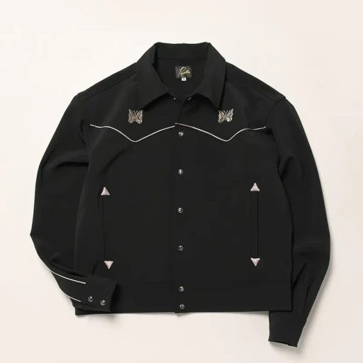 Piping Cowboy Jacket - Poly Double Cloth