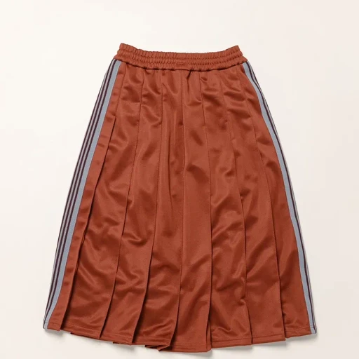 Pleated Track Skirt - Poly Smooth