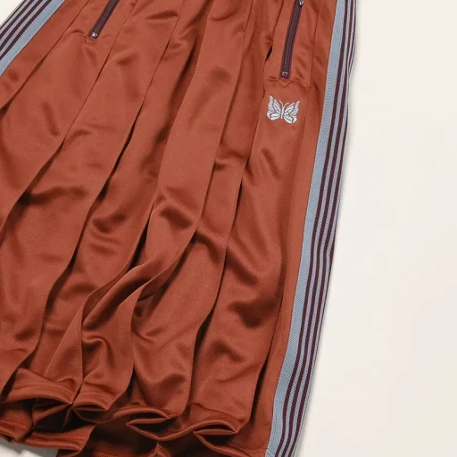Pleated Track Skirt - Poly Smooth