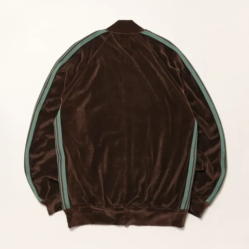 Rib Collar Track Jacket - C/Pe Velour
