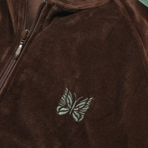 Rib Collar Track Jacket - C/Pe Velour