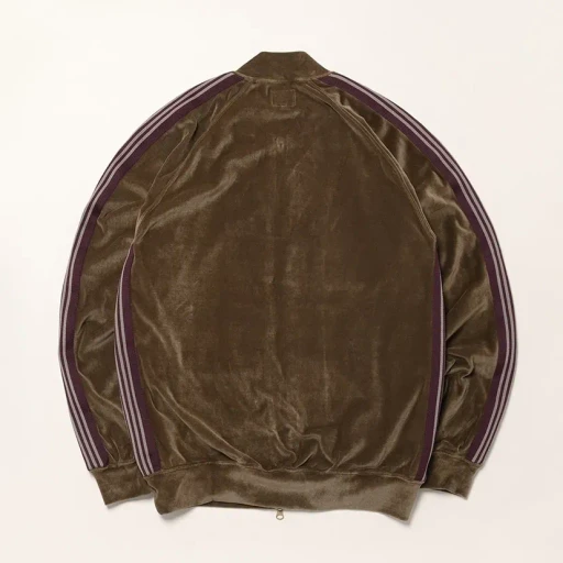 Rib Collar Track Jacket - C/Pe Velour