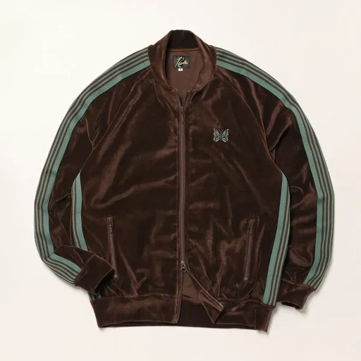 Rib Collar Track Jacket - C/Pe Velour