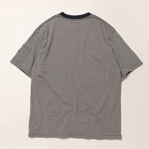 S/S Crew Neck Tee - Cotton Stripe Jersey