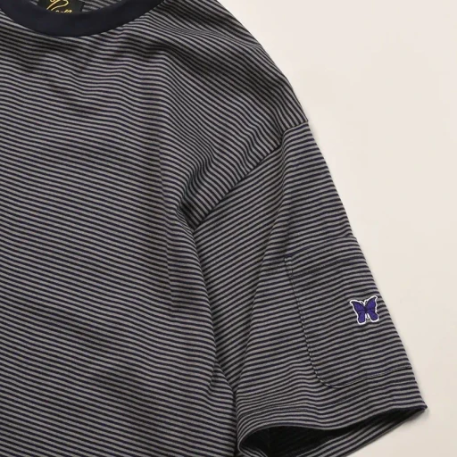 S/S Crew Neck Tee - Cotton Stripe Jersey