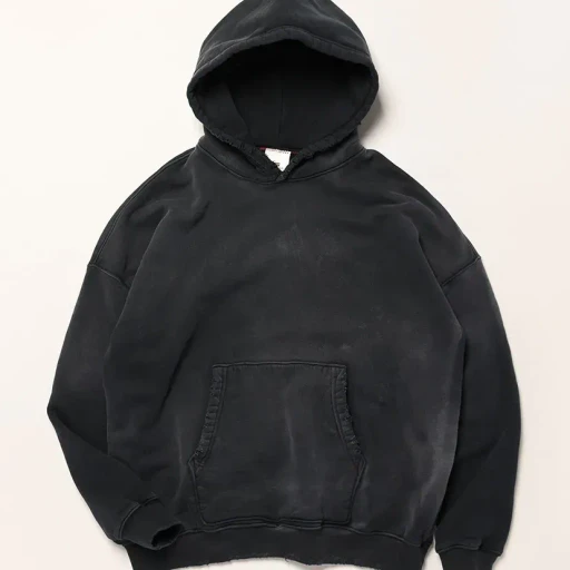 Oversized Crop Hoodie Aged