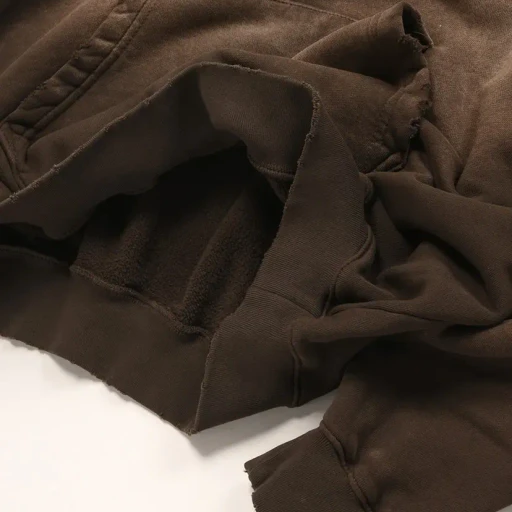Oversized Crop Hoodie Aged