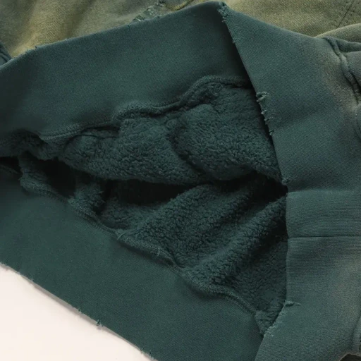Oversize Kangaroo Pocket Crew Neck Aged