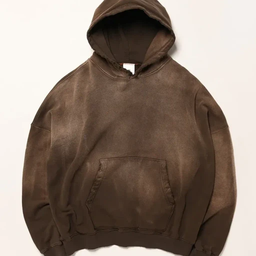 Oversized Crop Hoodie Aged