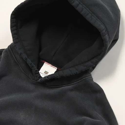 Oversized Crop Hoodie Aged