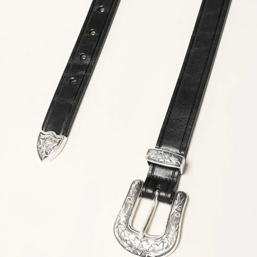 Antique Silver Buckle Set Belt