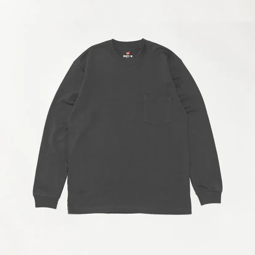 Beefy-T Long Sleeve Pocket T Shirt