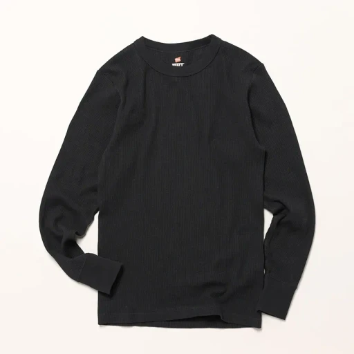 Beefy Thermal Crew Neck Long Sleeve T-Shirt