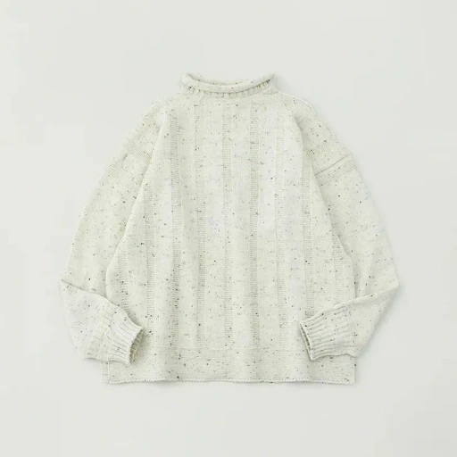 Merino Wool Roll Neck Sweater Made By Guernsey Woollens