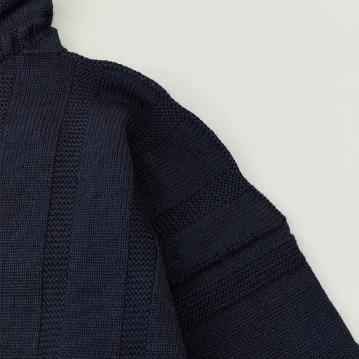 Merino Wool Roll Neck Sweater Made By Guernsey Woollens