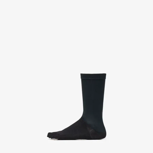 Paper Fiber 5-Toe Mid Cut Socks