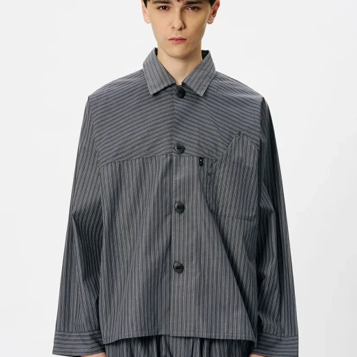 Retro Reflective Striped Shirt