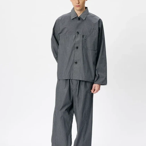 Retro Reflective Striped Shirt