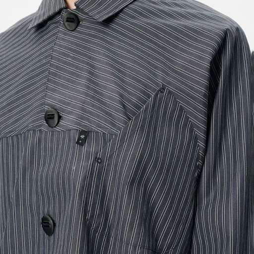 Retro Reflective Striped Shirt