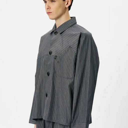 Retro Reflective Striped Shirt