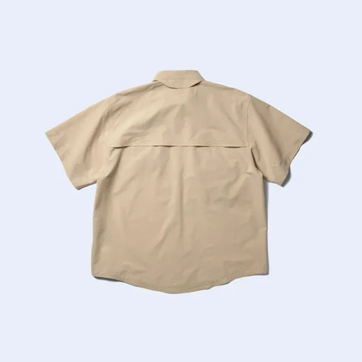 S/S Asymmetric Camp Shirt