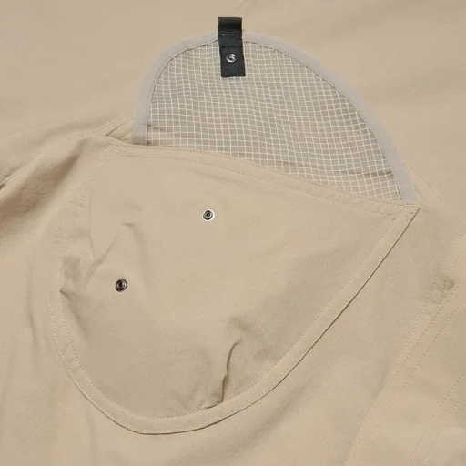 S/S Asymmetric Camp Shirt
