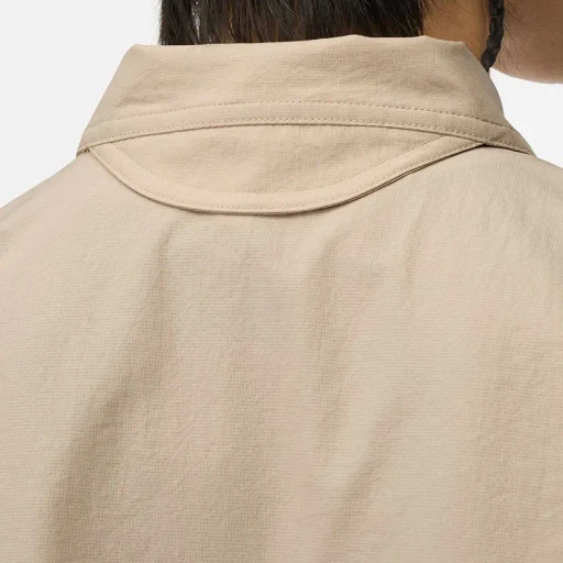 S/S Asymmetric Camp Shirt