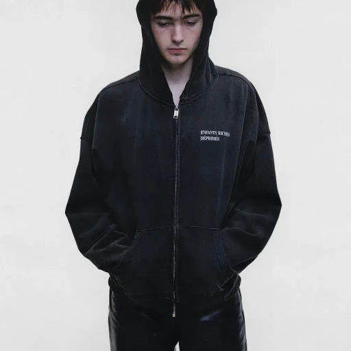 Classic Logo Zip Up Hoodie