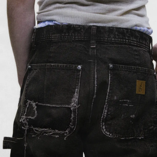 Double Knee Paint Pants