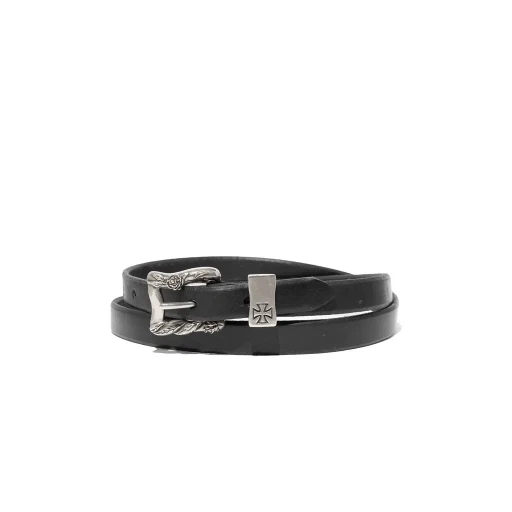 Micro Buckle Skinny Belt