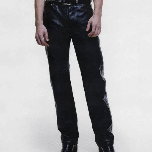 Tommy Tonsil Leather Jeans