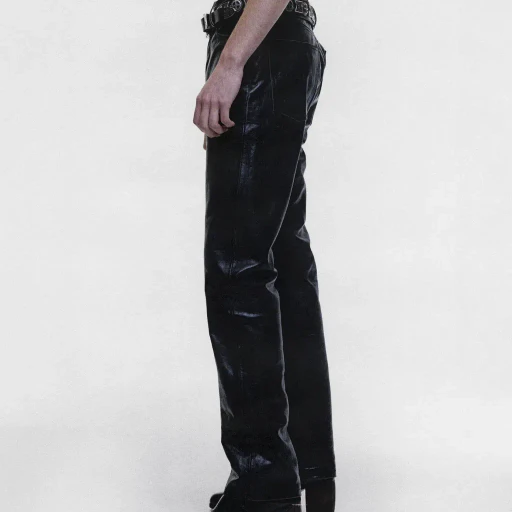 Tommy Tonsil Leather Jeans