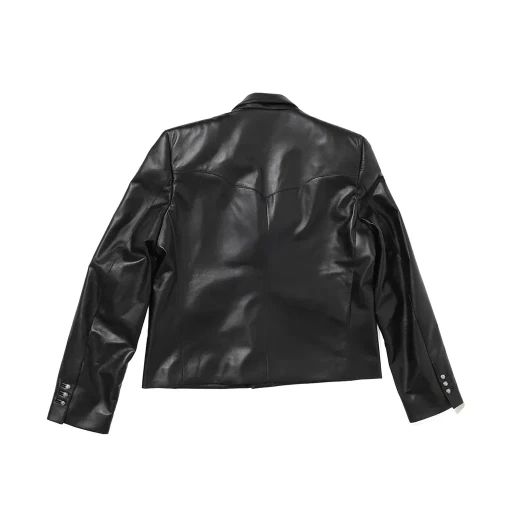 Western Perfect Leather Blazer